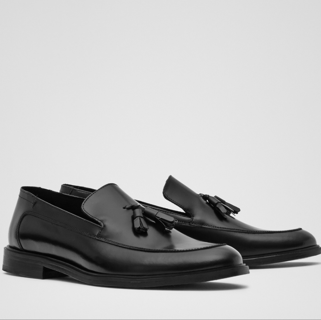 Reiss Leather Tassel Loafer